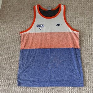Nike Men's USA Track & Field Colorblock Tank Top L